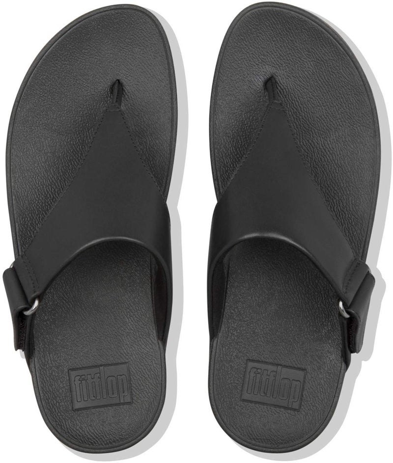 FitFlop Women's Sarna Toe Thong Sandal, All Black - 6 M - Image 2